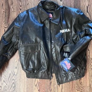 Leather NRHA Jacket with liner